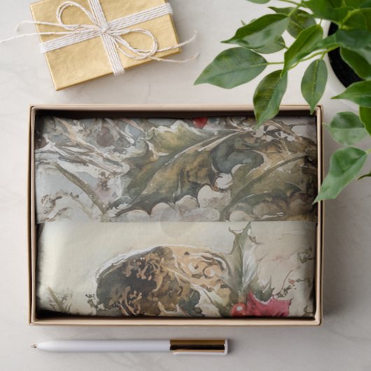 Weihnachtsschneemann Seidenpapier (Geschenk)