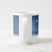 Weihnachtsschneemann SlipperyJoe grüner Schal m Jumbo-Tasse (Rückseite)