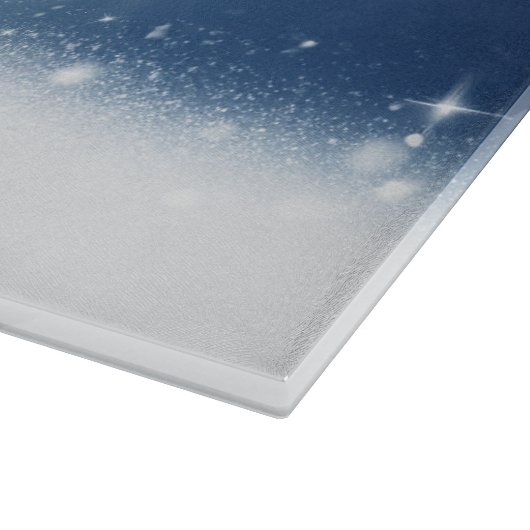 Weihnachtsschneemann SlipperyJoe grüner Schal m Schneidebrett (Ecke)