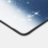 Weihnachtsschneemann SlipperyJoe grüner Schal m Schreibtischunterlage (Ecke)