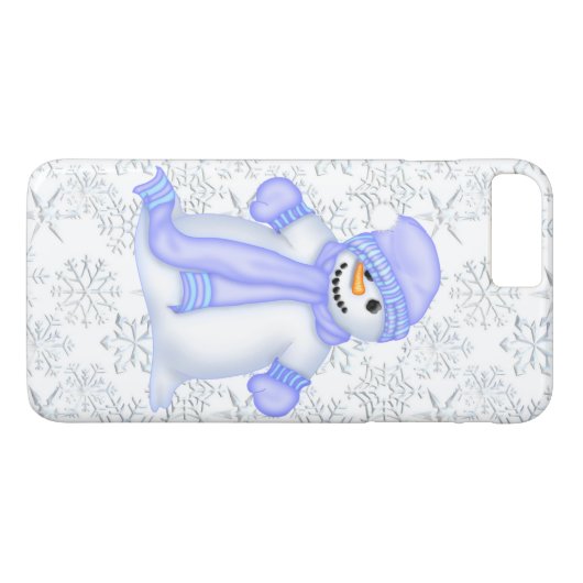 WeihnachtsSchneemann snowflae iPhone 7 Plusfall Case-Mate iPhone Hülle (Rückseite (Horizontal))
