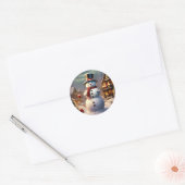 Weihnachtsschneemann Stickers (Umschlag)