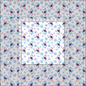 Weihnachtsschneemann Stoff (Kachel)