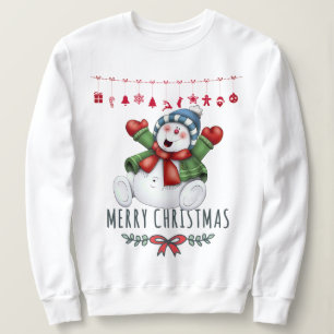 Weihnachtsschneemann Sweatshirt