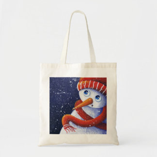 WeihnachtsSchneemann-Tasche Tragetasche