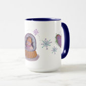 Weihnachtsschneemann Tasse (VorderseiteRechts)