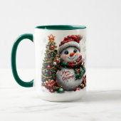 Weihnachtsschneemann Tasse (Links)
