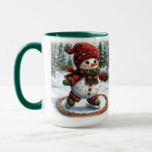 Weihnachtsschneemann Tasse (Links)