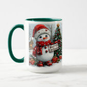 Weihnachtsschneemann Tasse (Links)