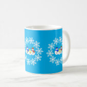 Weihnachtsschneemann-Tasse Kaffeetasse (VorderseiteRechts)
