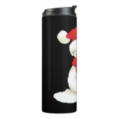 Weihnachtsschneemann Thermosbecher (Nach links gedreht)