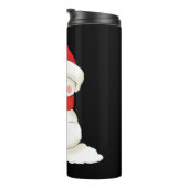 Weihnachtsschneemann Thermosbecher (Nach rechts gedreht)