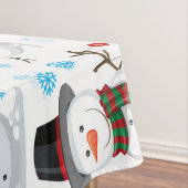 WeihnachtsSchneemann Tischdecke (Beispiel)