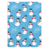 Weihnachtsschneemann Tischdecke (Vorderseite)