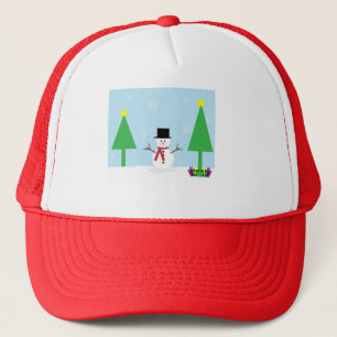 Weihnachtsschneemann Truckerkappe