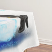 Weihnachtsschneemann und Girl Dancers - Tablecloth Tischdecke (Beispiel)