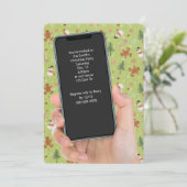 Weihnachtsschneemann und Lebkuchenmann Party Einladung (Stehend Vorderseite)