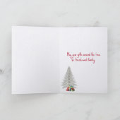 Weihnachtsschneemann und Teddy Bear Karte (Innenseite)