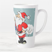 Weihnachtsschneemann und Weihnachtsmann Milchtasse (Rechts)