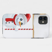 WeihnachtsSchneemann und -zeichen Case-Mate iPhone Hülle (Rückseite (Horizontal))