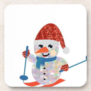 Weihnachtsschneemann Untersetzer