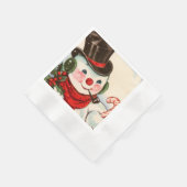 Weihnachtsschneemann Weihnachten Weihnachten Feier Serviette (Ecke)