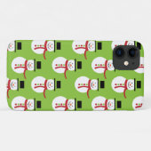 Weihnachtsschneemann, weißer Schneemann, Karottenn Case-Mate iPhone Hülle (Rückseite (Horizontal))