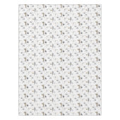 Weihnachtsschneemänner, Bäume und Zähne Tischdecke (Vorderseite)