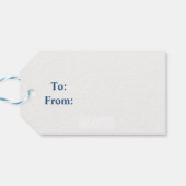 Weihnachtsschneemänner Geschenkanhänger (Rückseite Horizontal)