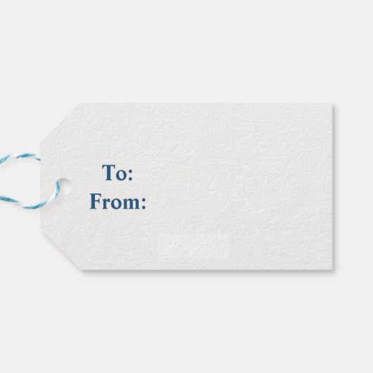 Weihnachtsschneemänner Geschenkanhänger (Rückseite Horizontal)