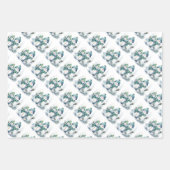 Weihnachtsschneemänner Geschenkpapier Set (Vorderseite)