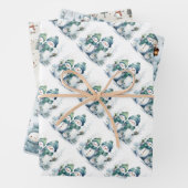 Weihnachtsschneemänner Geschenkpapier Set (Beispiel)