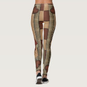 Weihnachtsschneemänner Leggings (Rückseite)