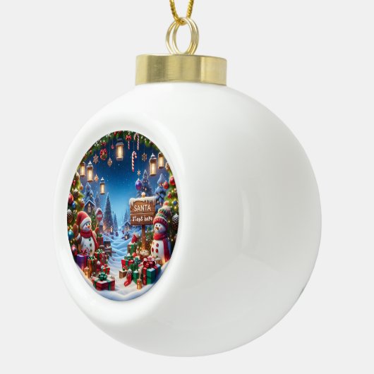 Weihnachtsschneemänner, Ornamente Feiertage Dekora (Rechts)