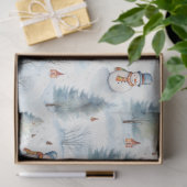 Weihnachtsschneemänner Seidenpapier (Geschenk)