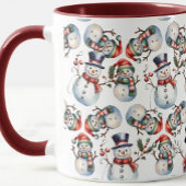 Weihnachtsschneemänner Tasse