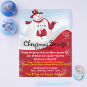 Weihnachtsschneemännern Vorteile für Kinder Flyer (Einzeln)