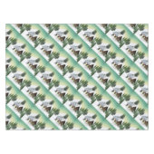 Weihnachtsschneemännerszene Tischdecke (Vorderseite (Horizontal))