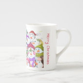Weihnachtsschneemans China Tasse (Rechts)