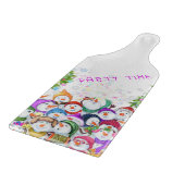 Weihnachtsschneemans Schneidebrett (Ecke)