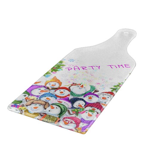 Weihnachtsschneemans Schneidebrett (Ecke)