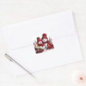Weihnachtsschneemenschen Stickers (Umschlag)