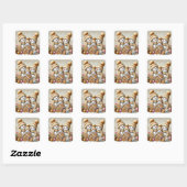Weihnachtsschneemenschen Stickers (Blatt)