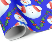 Weihnachtsschneepapier Geschenkpapier (Rolleneckpunkt)