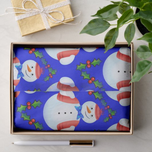 Weihnachtsschneepapier Seidenpapier (Geschenk)