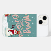 Weihnachtsschneephone 14 Hüllen (Rückseite (Horizontal))