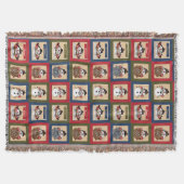 Weihnachtsschneeplätze Decke (Vorderseite)