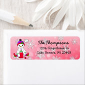 Weihnachtsschneeweibchen Knitteruntergrund (Insitu)