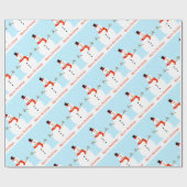 Weihnachtsschneewrapping Paper Geschenkpapier (Flach)