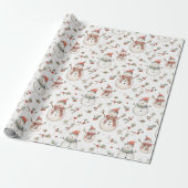 Weihnachtsschneewrapping Paper Geschenkpapier (Ungerollt)